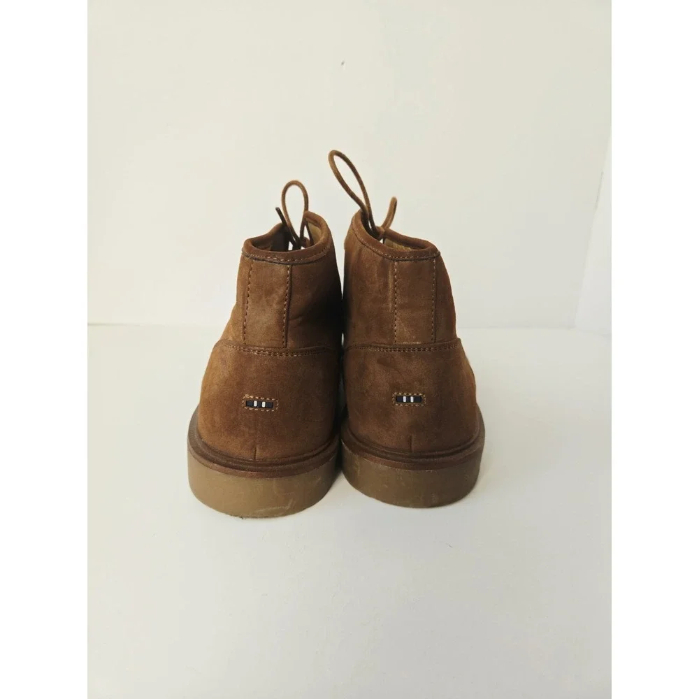 Nautica Mens Chukka boot sz 11 brown suede lace up